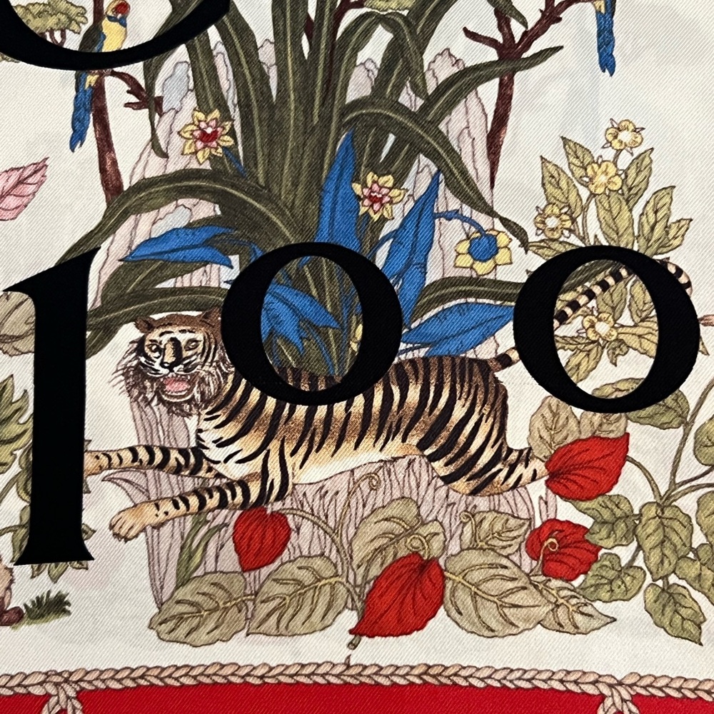 Authentic Rare Gucci 100th Anniversary Silk Scarf - Picture 2 of 7